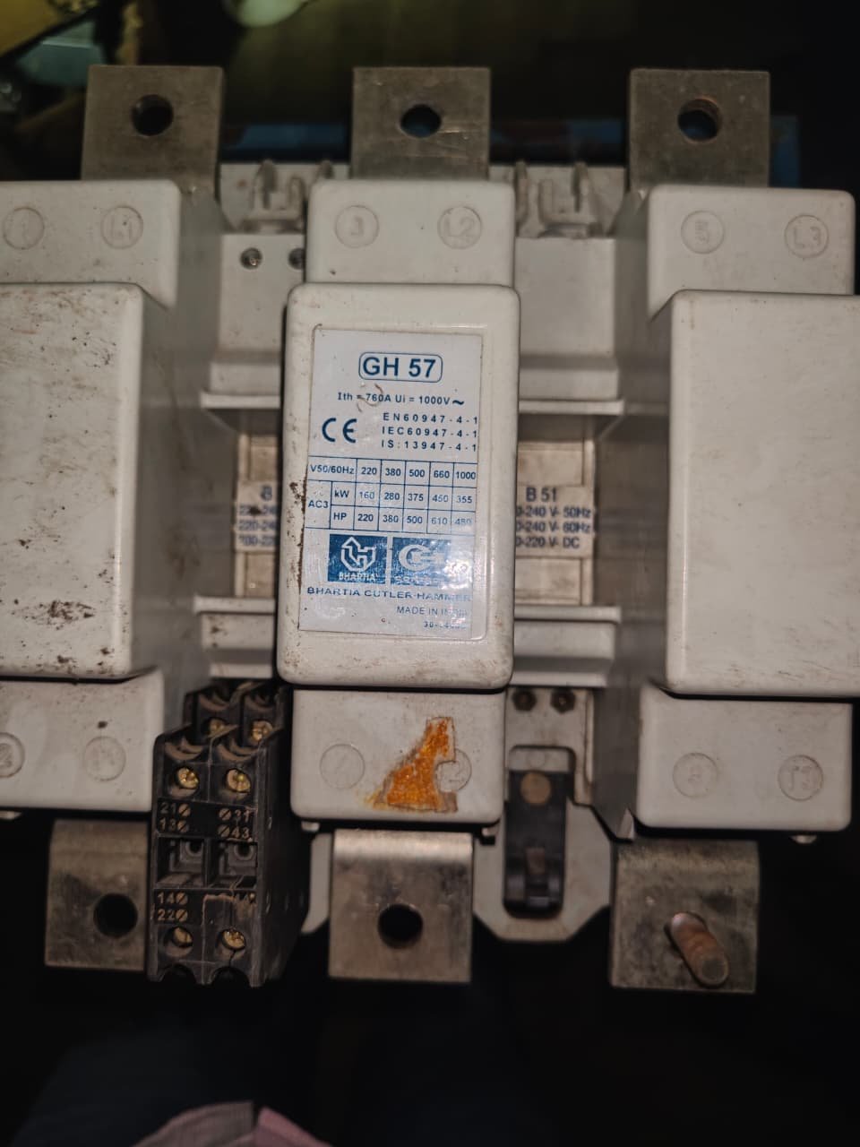 Contractor/MCB/MCCB